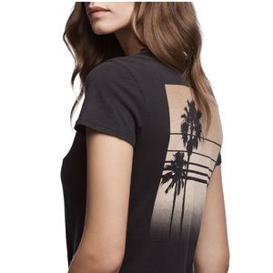 Woman’s JAMES PERSE Palm Tree Graphic Cotton Tee